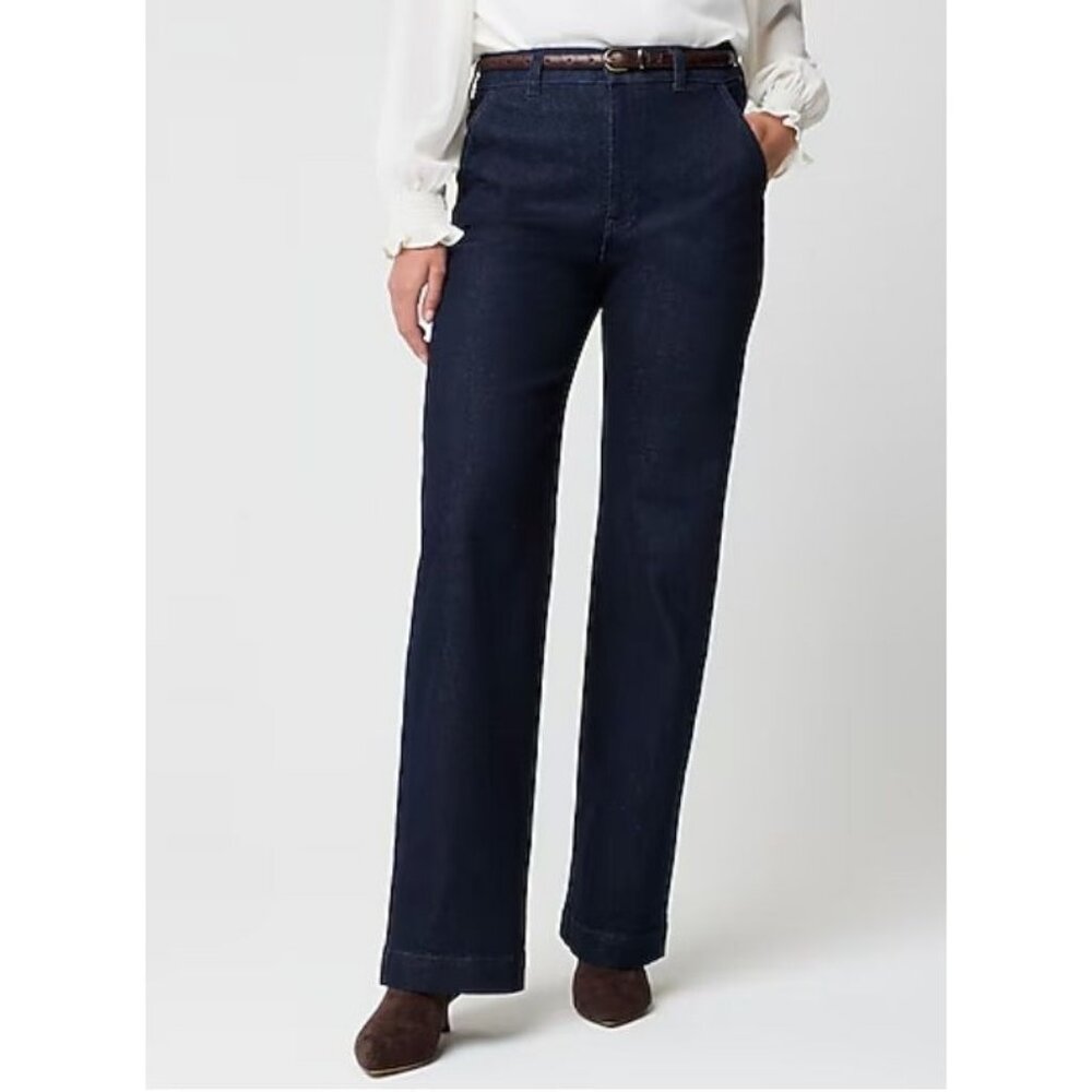 J. Crew Factory High-Rise Denim Trouser Jeans Women's Size 28 Petite New W/ Tag!